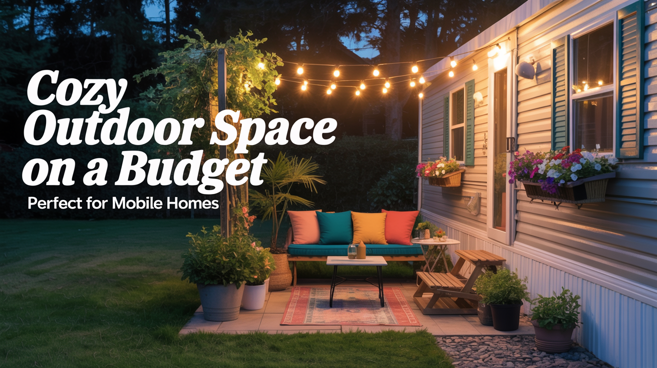 How to Create a Cozy Outdoor Space for Your Mobile Home on a Budget