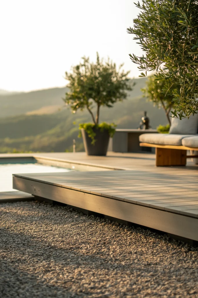 Use Gravel or Stone Below for Texture