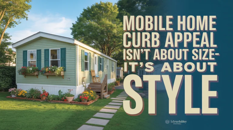 Mobile Home Curb Appeal Isn’t About Size—It’s About Style