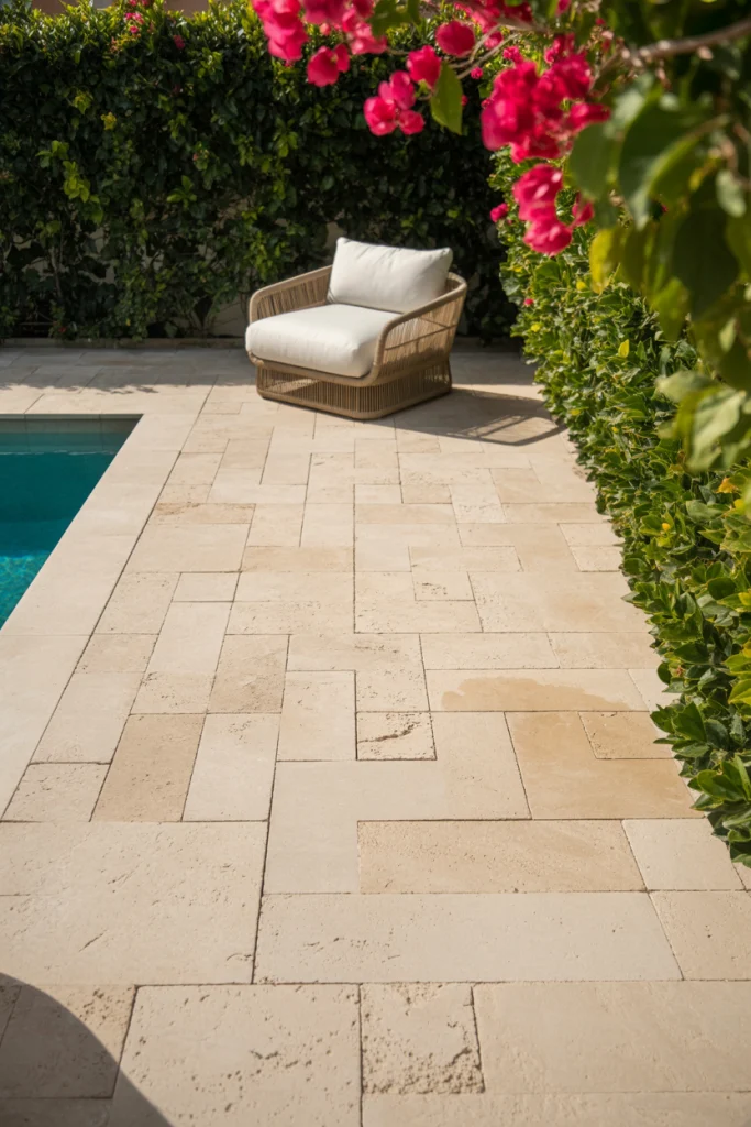 Classic Travertine for a Warm, Natural Look