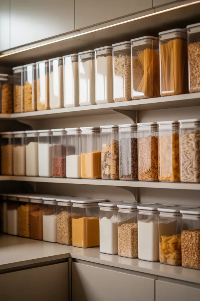 1. Clear Airtight Containers for Freshness and Visibility