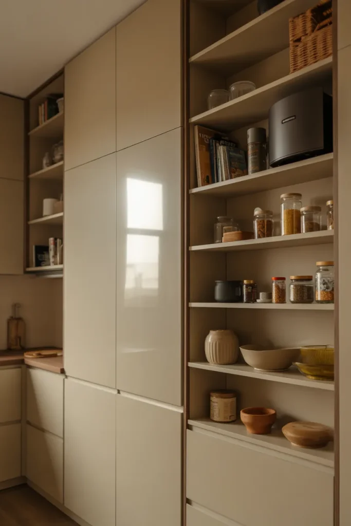 1. Floor-to-Ceiling Pantry Cabinets for Maximum Storage