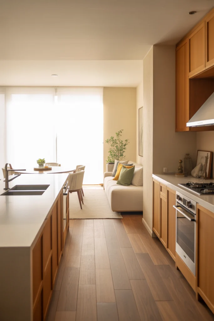 1. Open Layouts That Connect the Kitchen to Daily Life