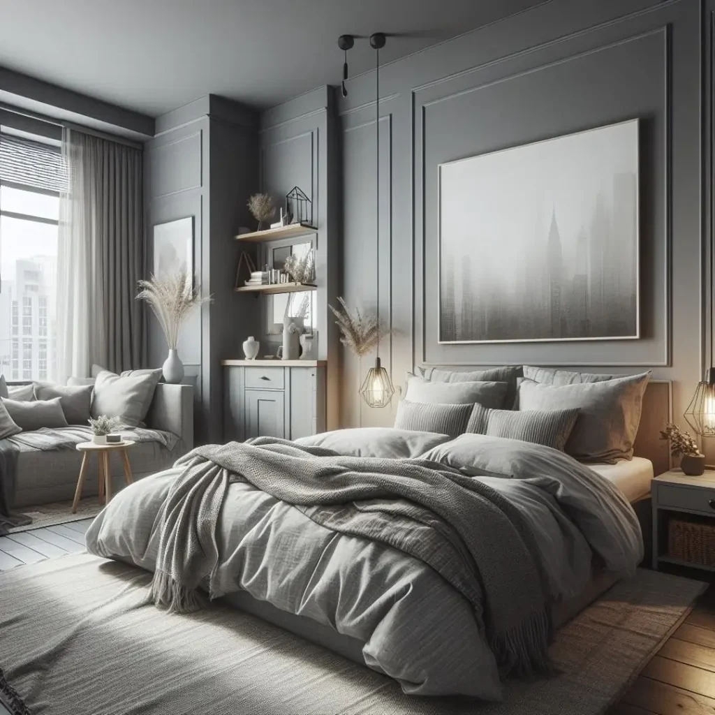 1. Soft Light Grey Walls for an Airy Feel