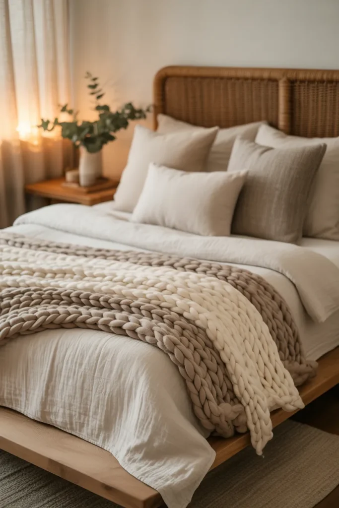 1. Soft Neutrals and Natural Textures for Calm