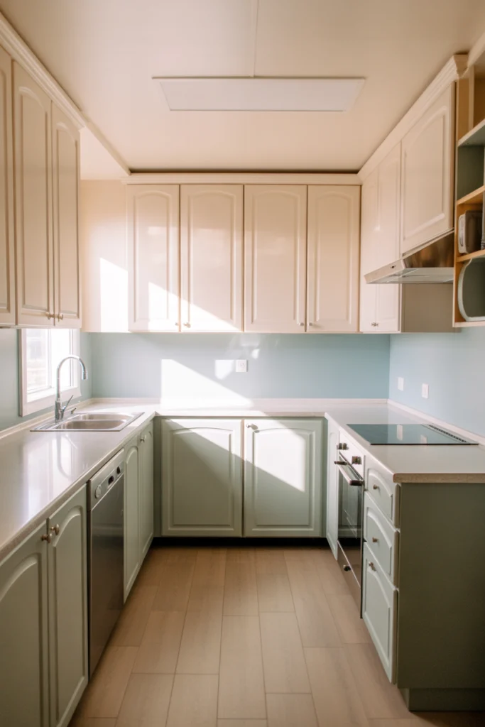 1. Use Light Colors to Make Your Kitchen Feel Bigger