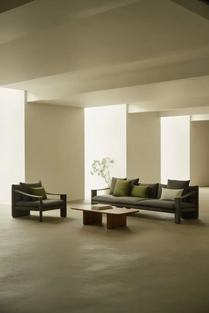 10. Low Furniture to Increase Ceiling Height