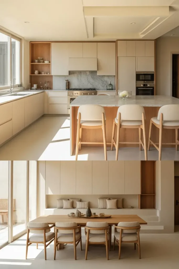 10. Open Kitchens with Clear Zones
