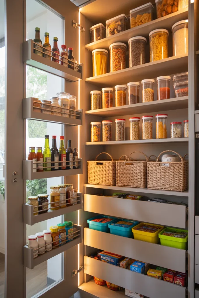 10. Pantry Lighting That Improves Daily Use