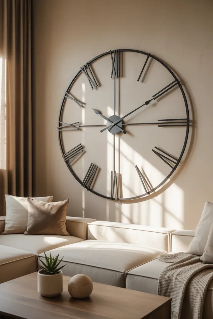 10. Statement Clocks as Wall Decor