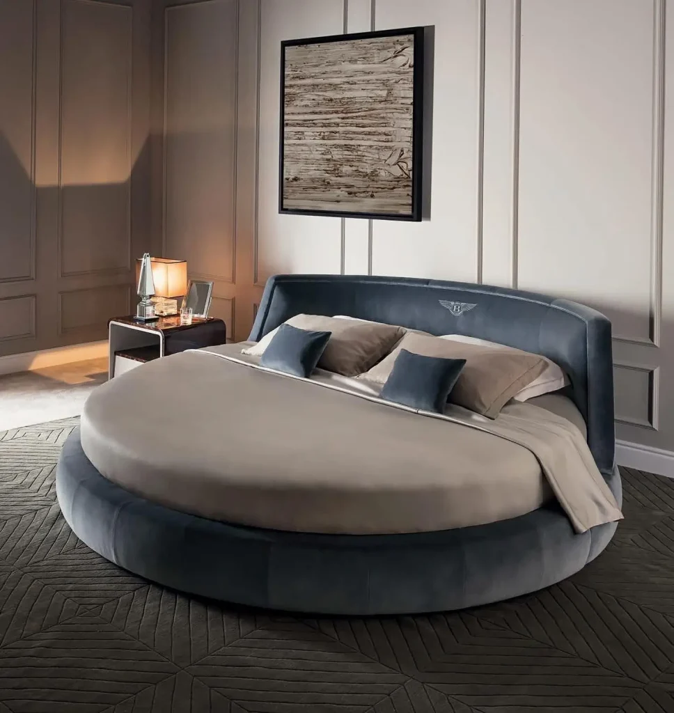 11. Round Beds for a Bold, Modern Statement