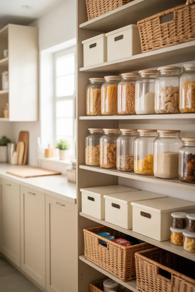 12. Budget-Friendly Kitchen Pantry Organization Ideas