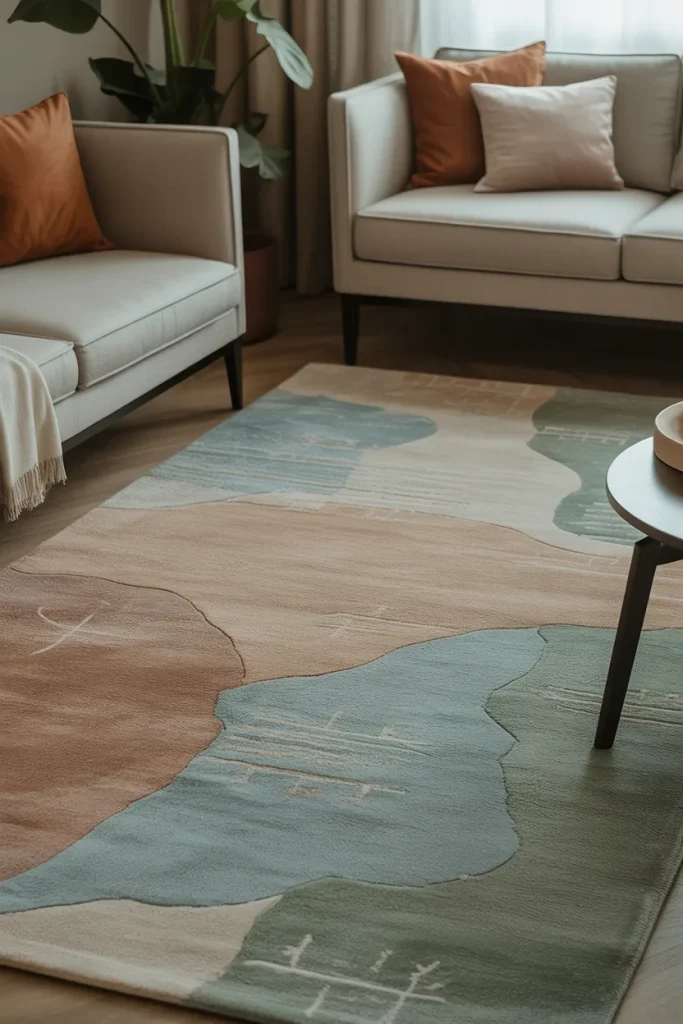 12. Muted Color Rugs for Subtle Style