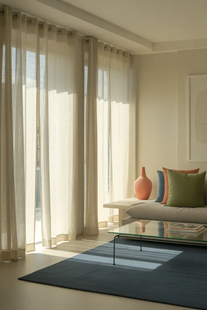 12. Simple Window Treatments That Let Light In