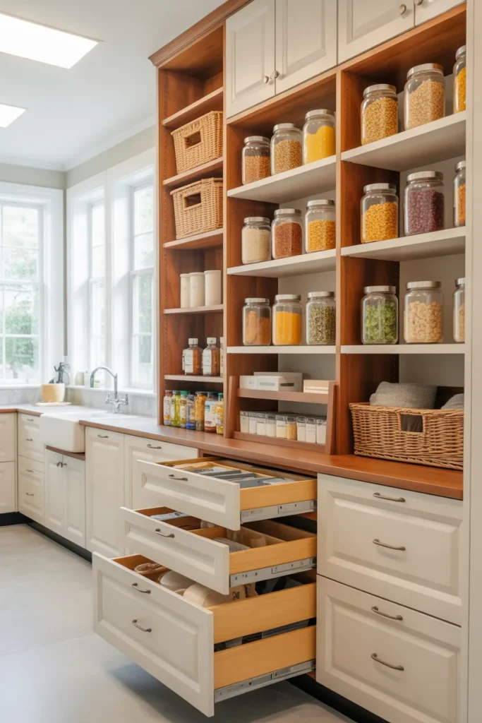 13. Modular Pantry Cabinets for Custom Organization