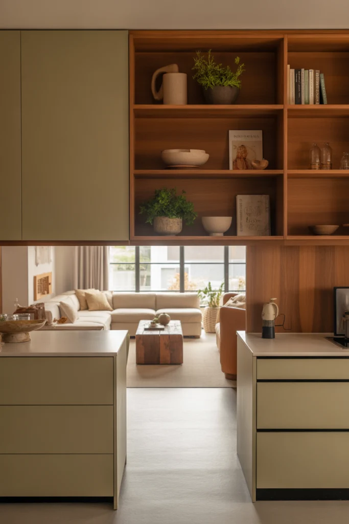 13. Open Shelving Used Carefully