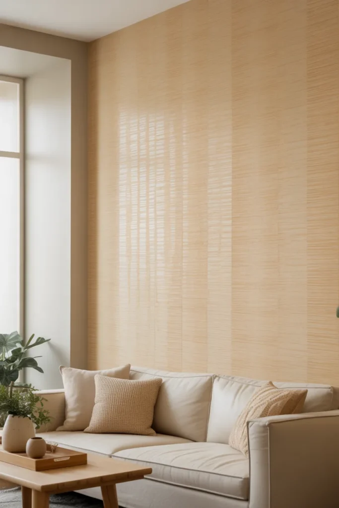 14. Accent Walls with Subtle Design