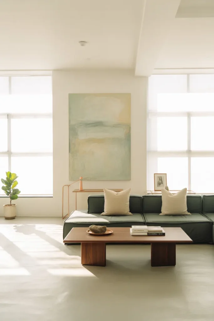 14. Keep Wall Decor Balanced and Simple