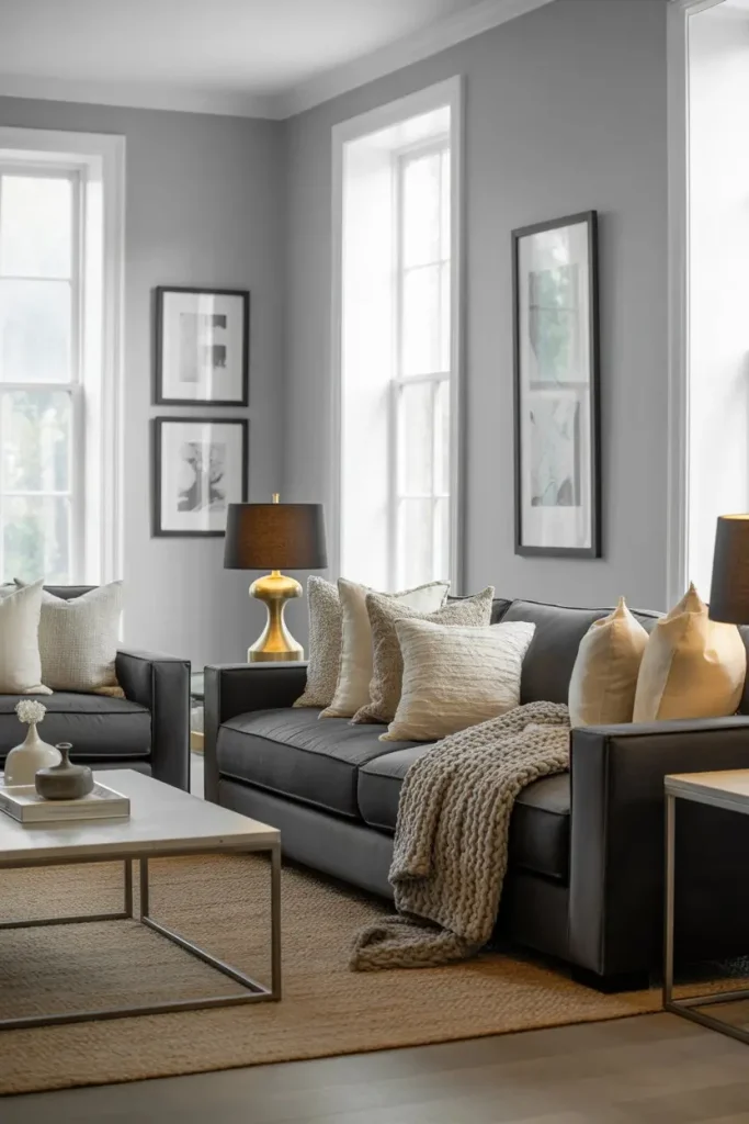 14. Metal Details That Add Modern Warmth