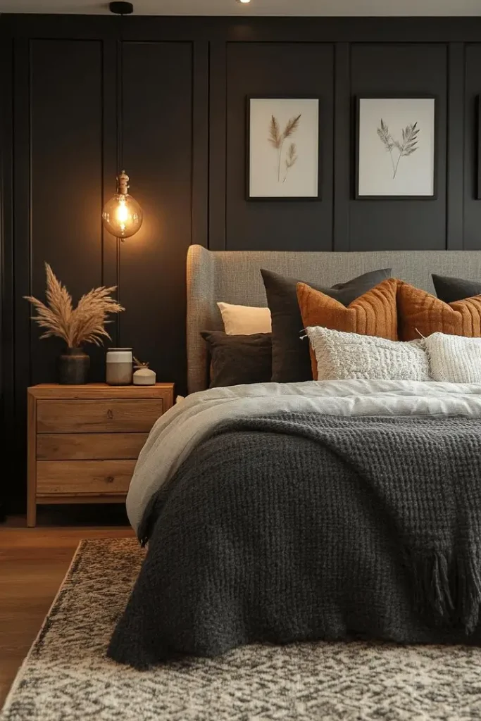 14. Moody Grey Bedrooms for Relaxing Nights