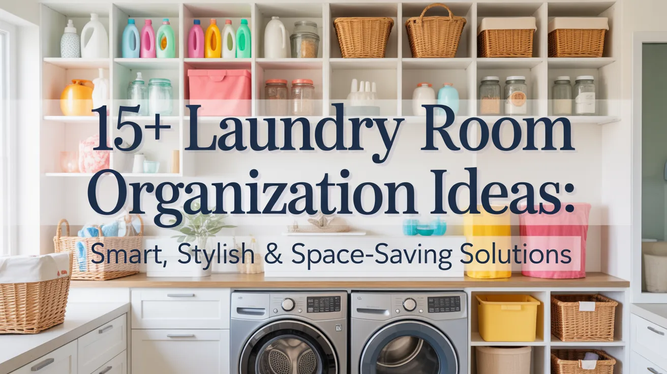15+ Laundry Room Organization Ideas 2026: Smart, Stylish & Space-Saving Solutions