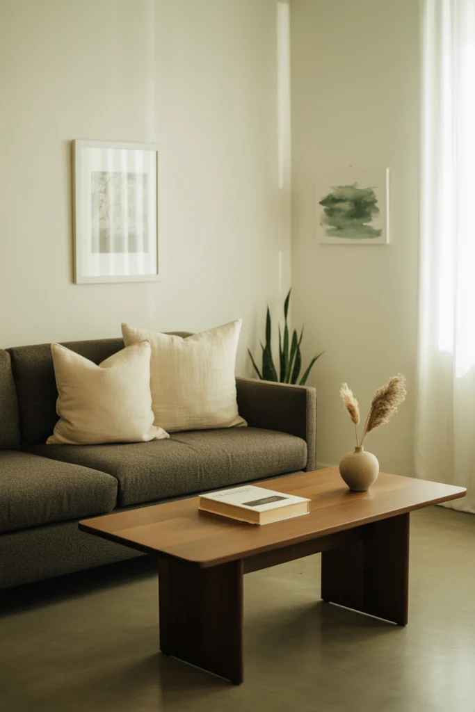 15. Minimal Decor with Personal Meaning