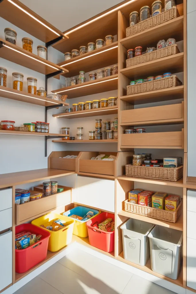 15. Multi-Use Pantry Storage for Small Homes