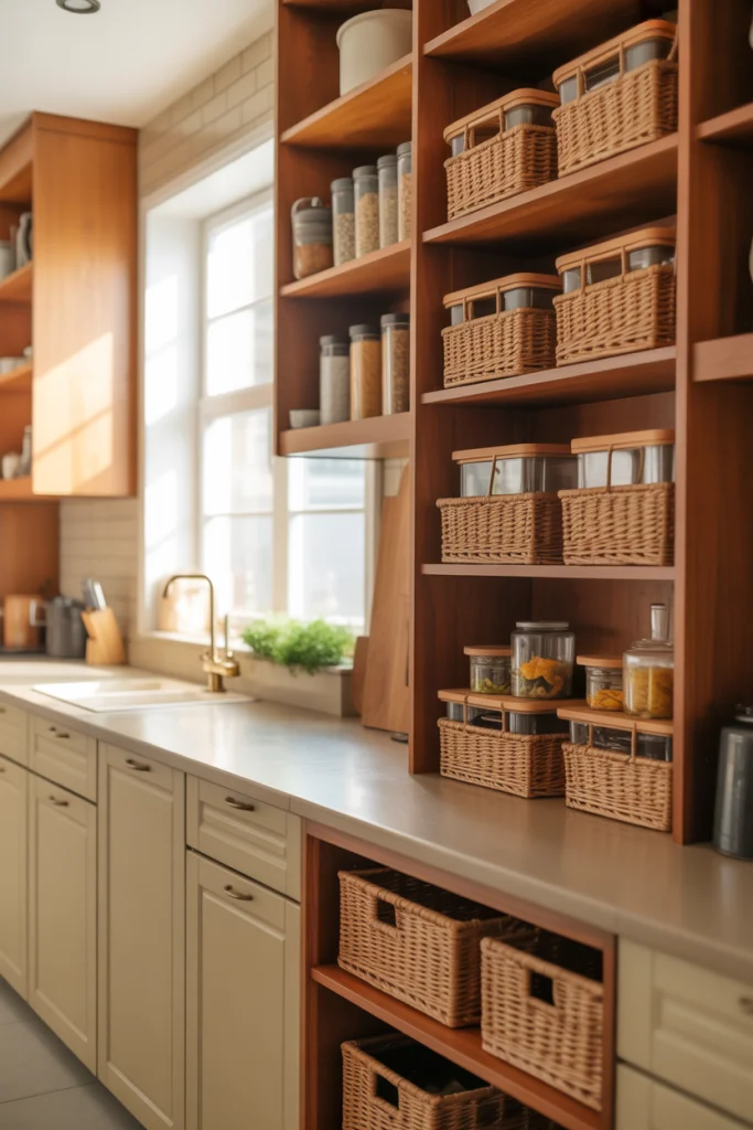 15. Organize with Baskets and Containers