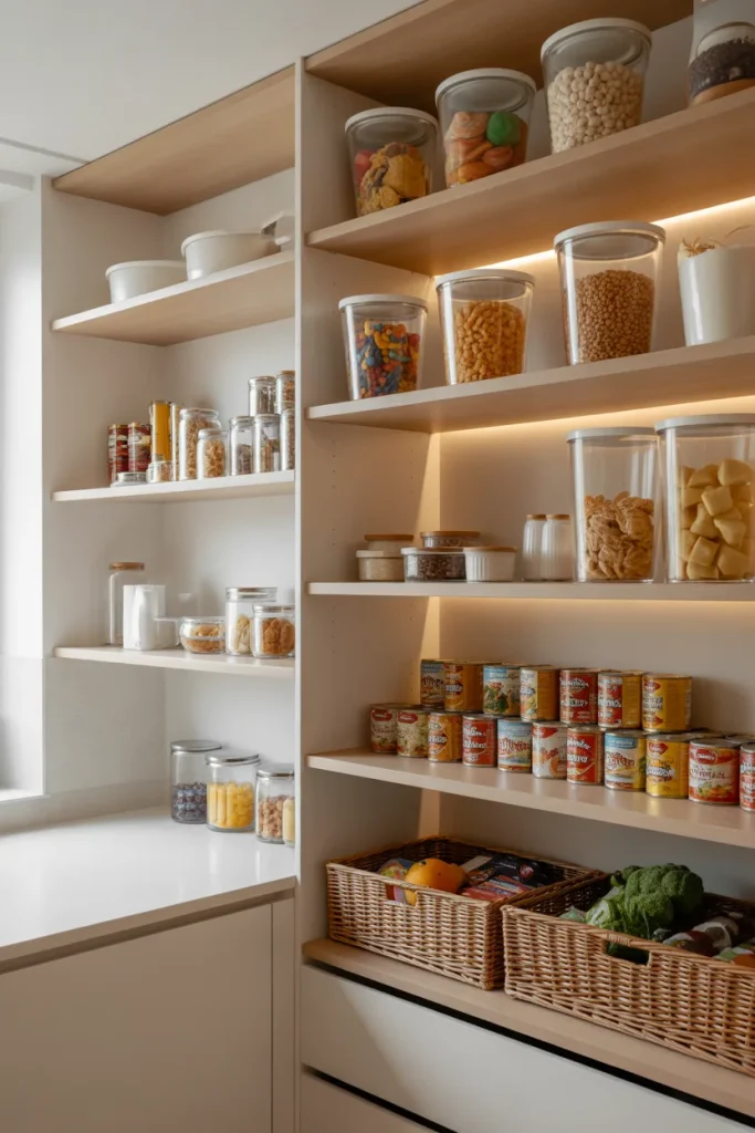 15. Pantry Zones for Better Organization