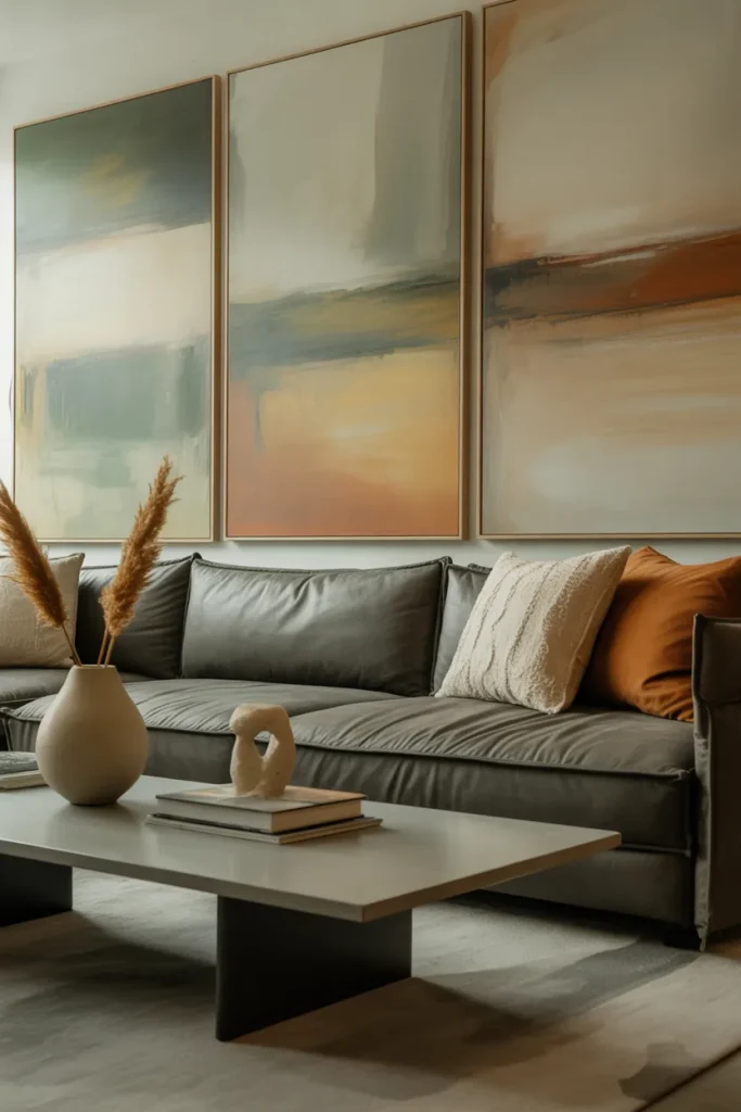 15. Wall Decor That Matches Furniture Style