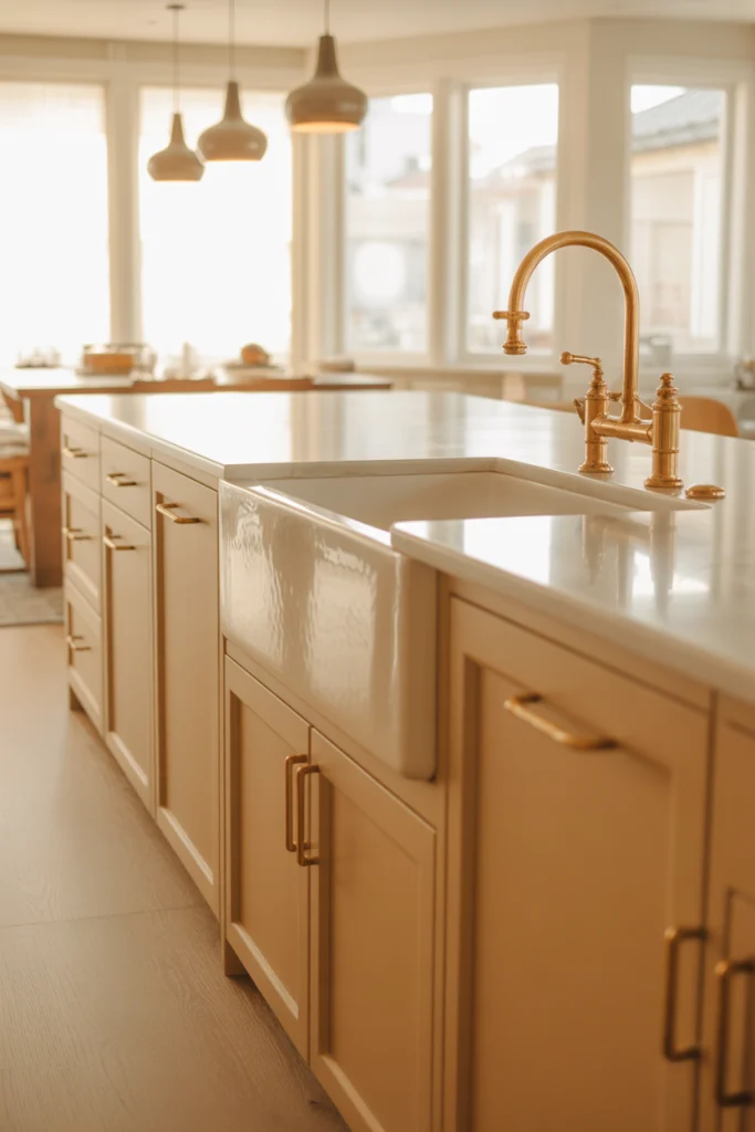 15. Warm Metal Accents Used Lightly