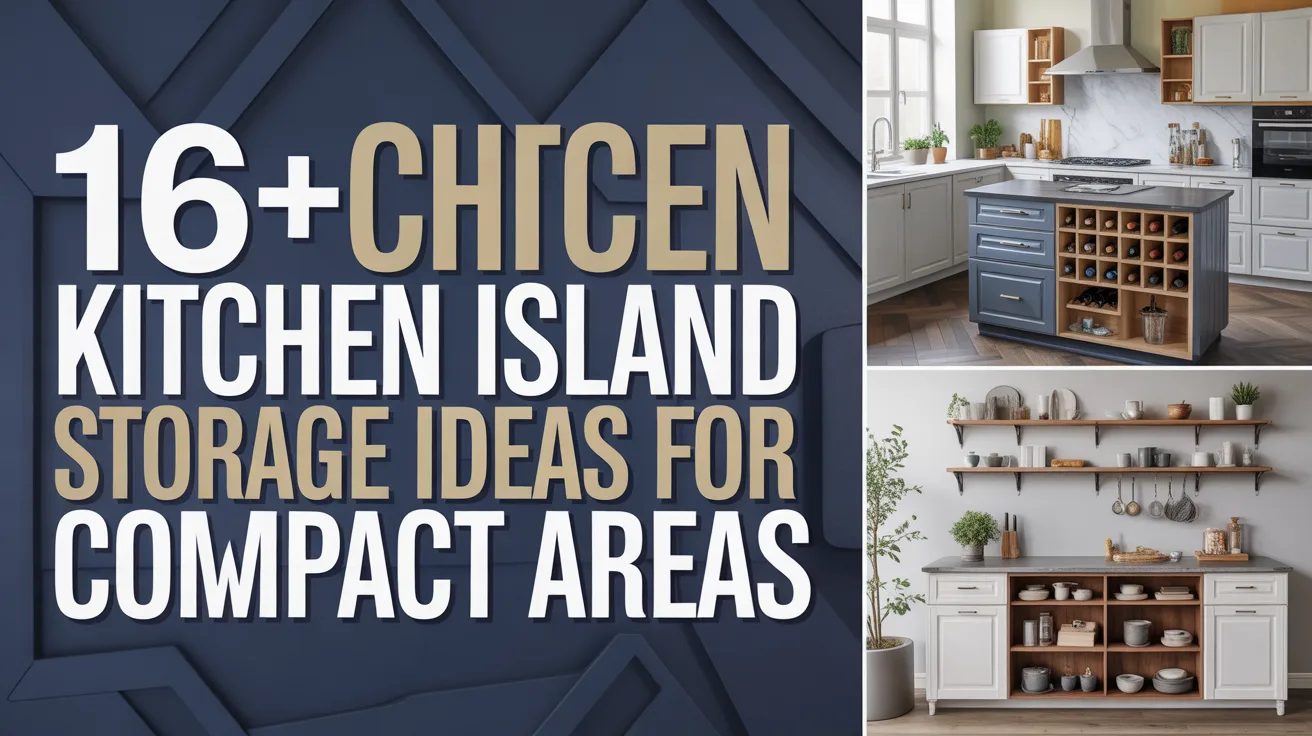 16+ Chic Kitchen Island Storage Ideas for Compact Areas