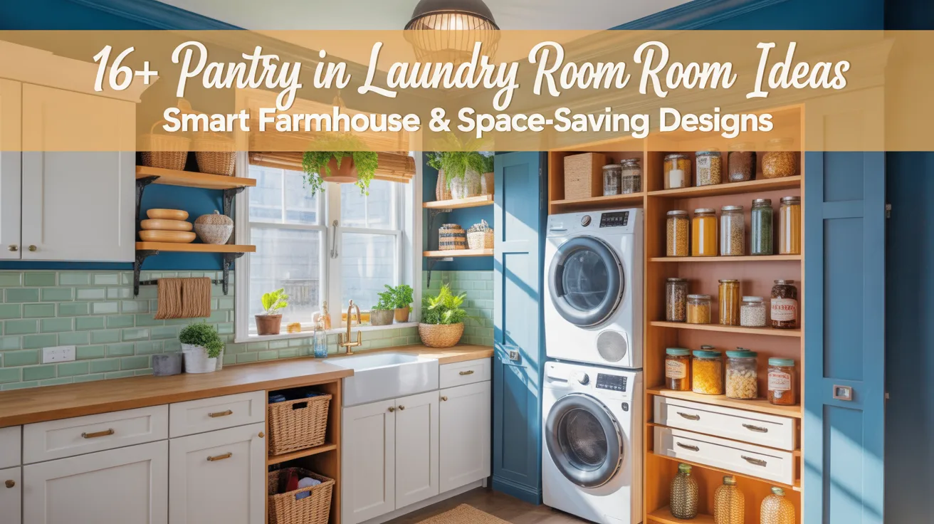 16+ Pantry in Laundry Room Ideas 2026: Smart Farmhouse & Space-Saving Designs
