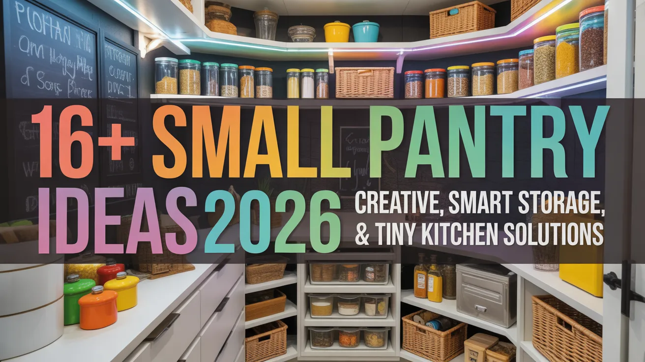 16+ Small Pantry Ideas 2026: Creative Layouts, Smart Storage & Tiny Kitchen Solutions