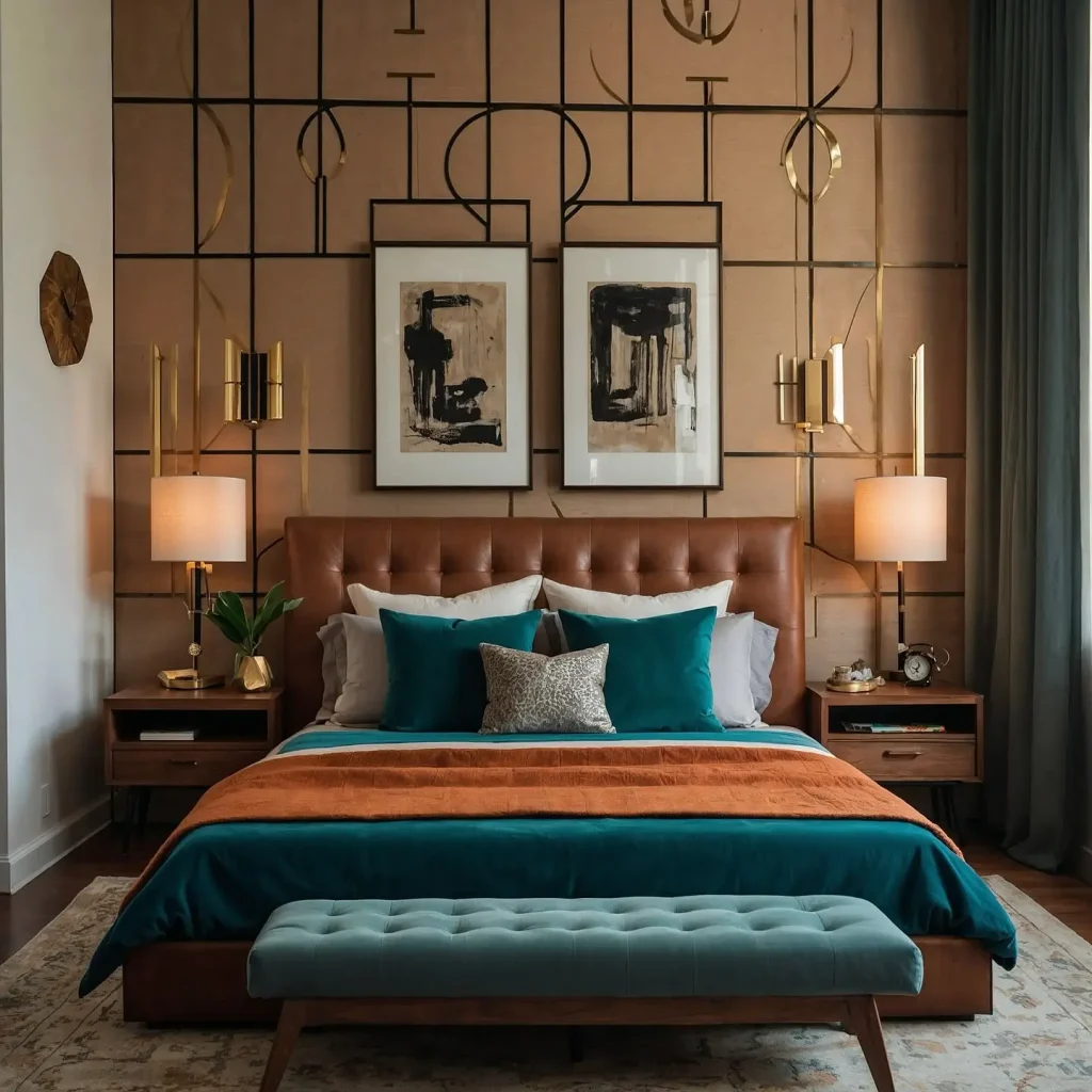 16. Mixed Wood Tone Bed Designs