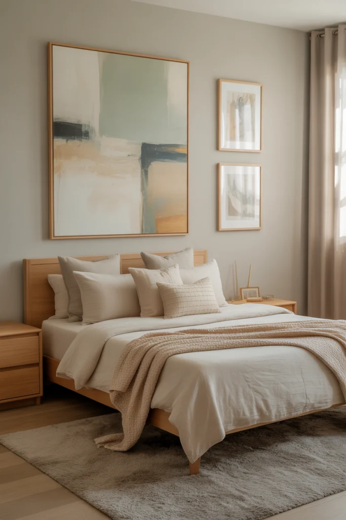 16. Wall Art That Lets the Space Breathe