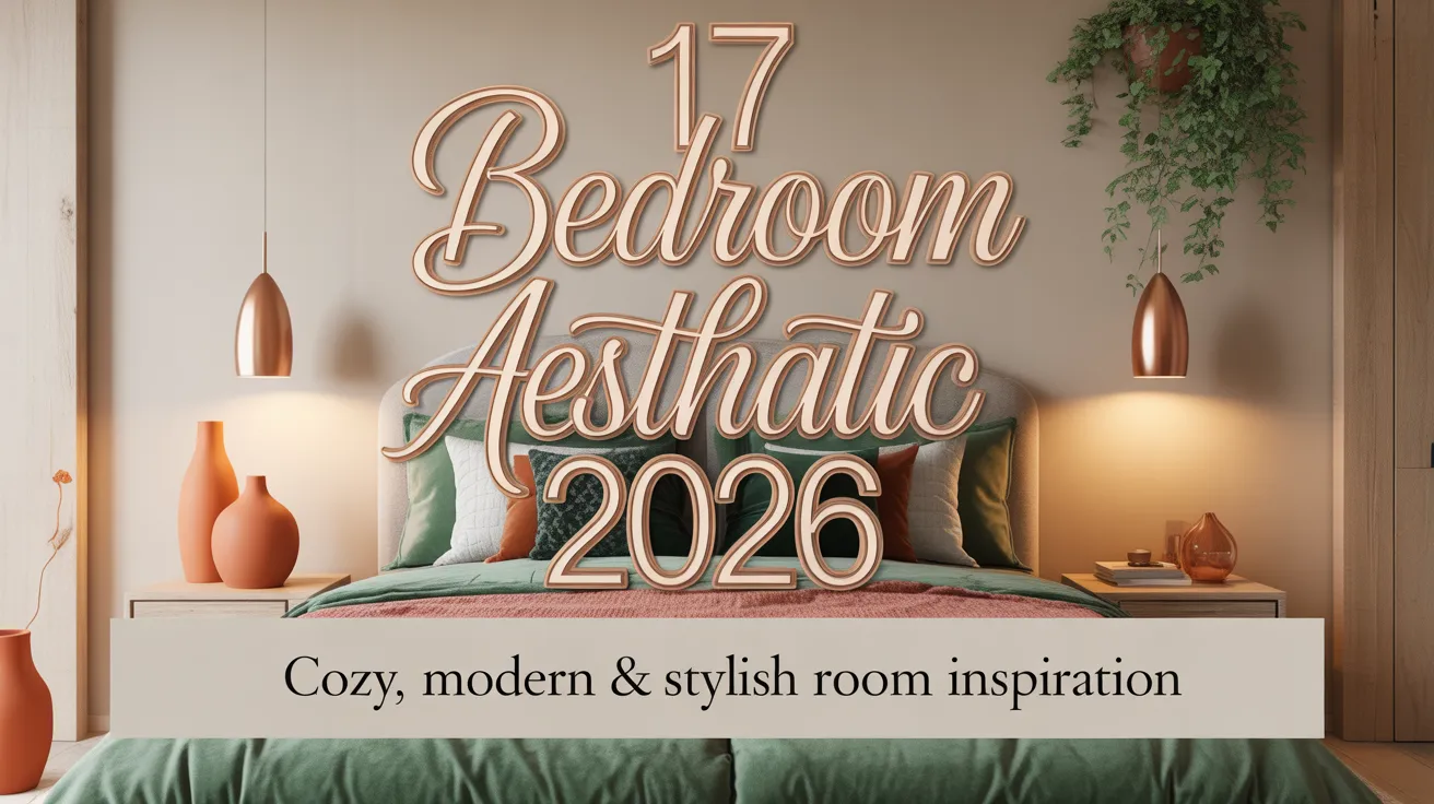 17 Bedroom Aesthetic 2026: Cozy, Modern & Stylish Room Inspiration