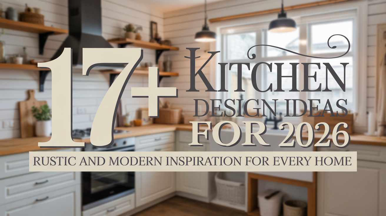 17+ Cozy Kitchen Design Ideas for 2026: Rustic and Modern Inspiration for Every Home