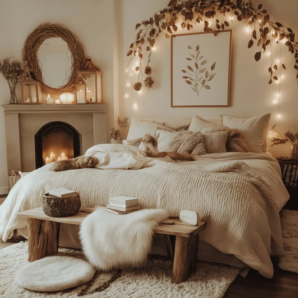 2. Cozy Layered Bedding Look