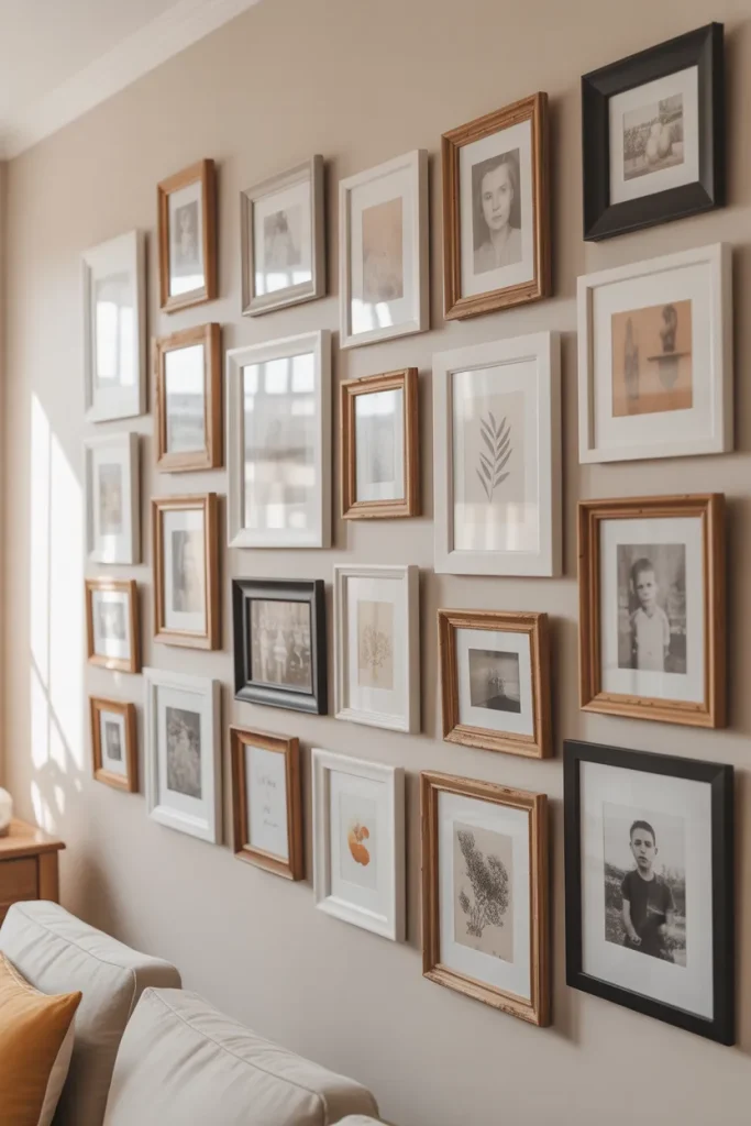 2. Gallery Walls That Feel Personal and Balanced