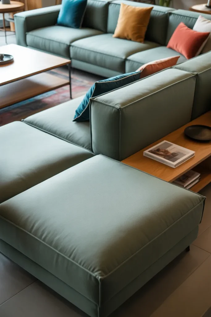 2. Neutral Sofas with Texture