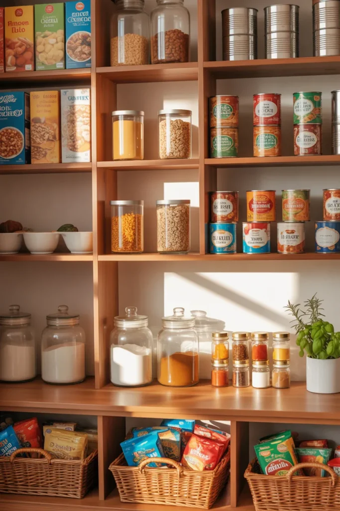 2. Shelf Zoning That Keeps Everything in Its Place