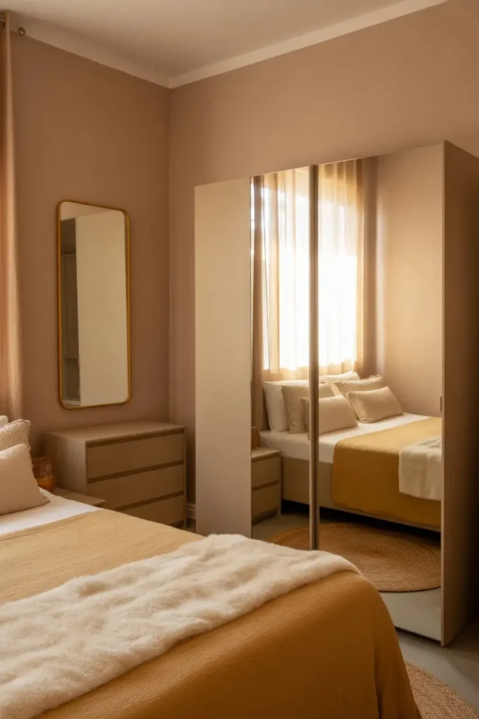 3. Mirrors That Reflect Light and Create Depth