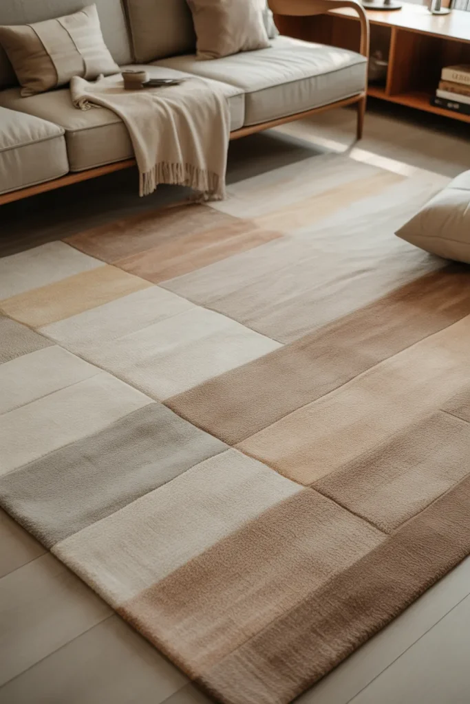 4. Minimalist Rugs with Subtle Patterns