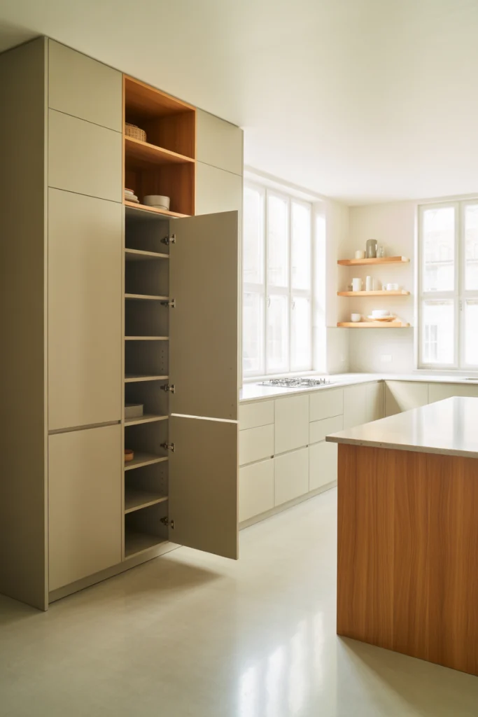 4. Seamless Storage That Keeps the Kitchen Calm