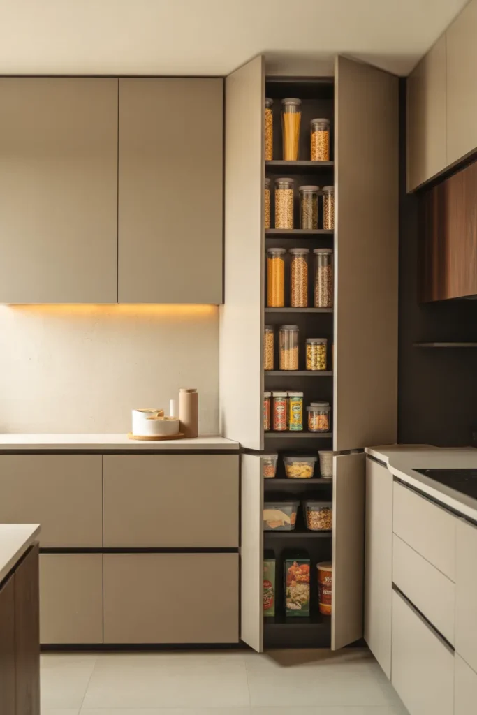 5. Corner Pantries That Use Forgotten Space