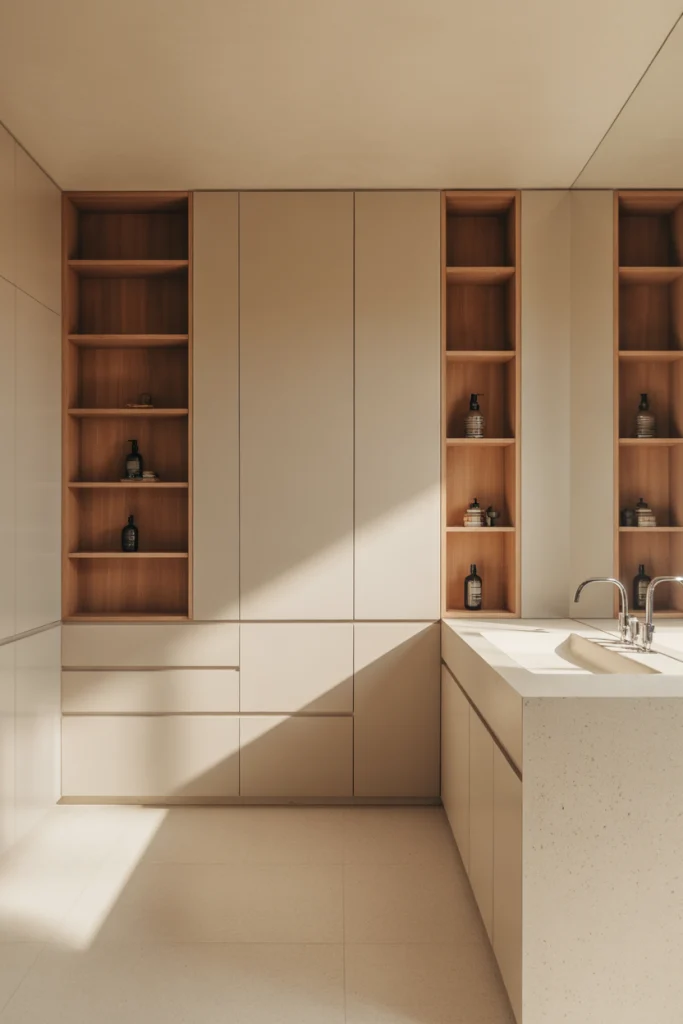 5. Hidden Storage That Keeps Surfaces Clear