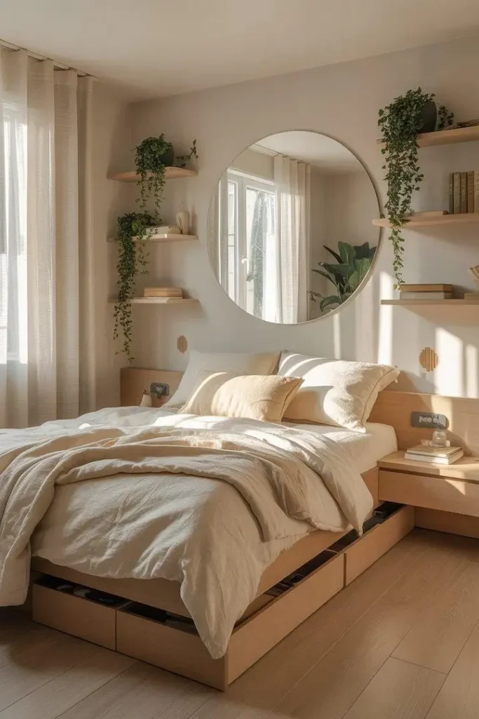 5. Hidden Storage That Keeps the Room Clutter-Free