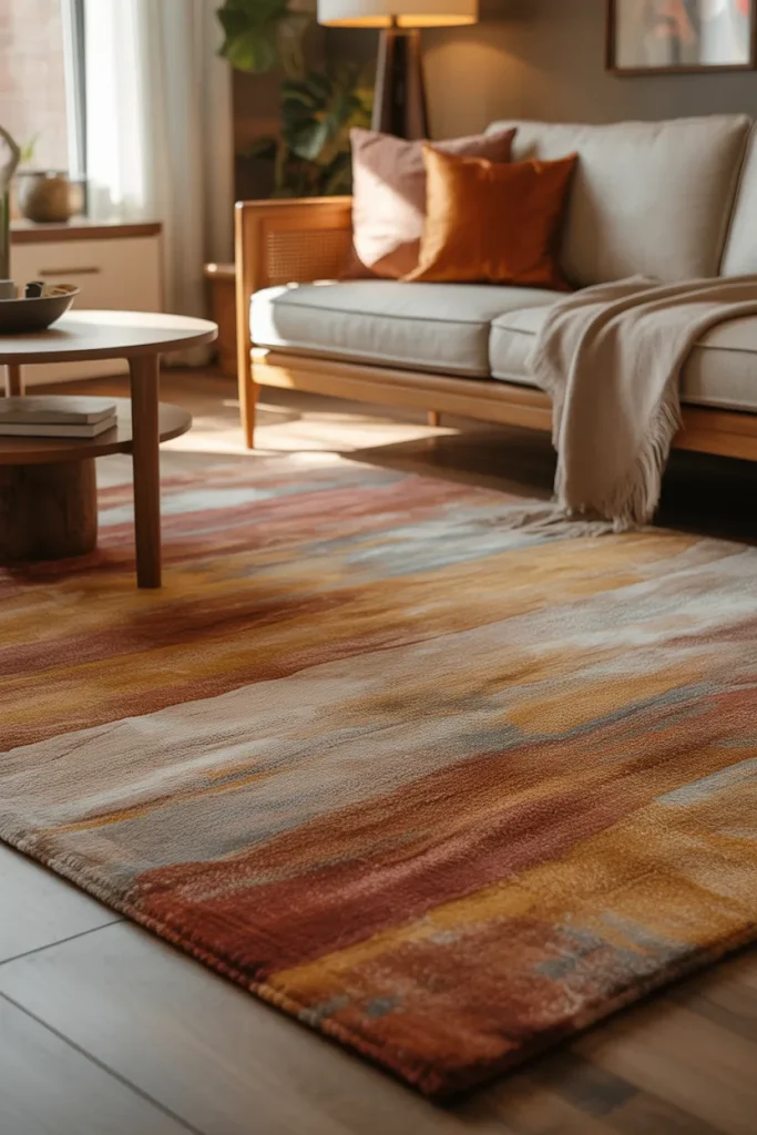 5. Warm-Toned Rugs That Feel Inviting