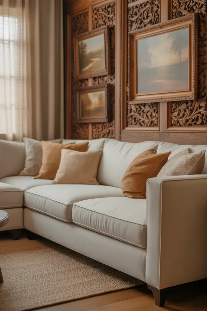 5. Wooden Wall Decor for Natural Warmth